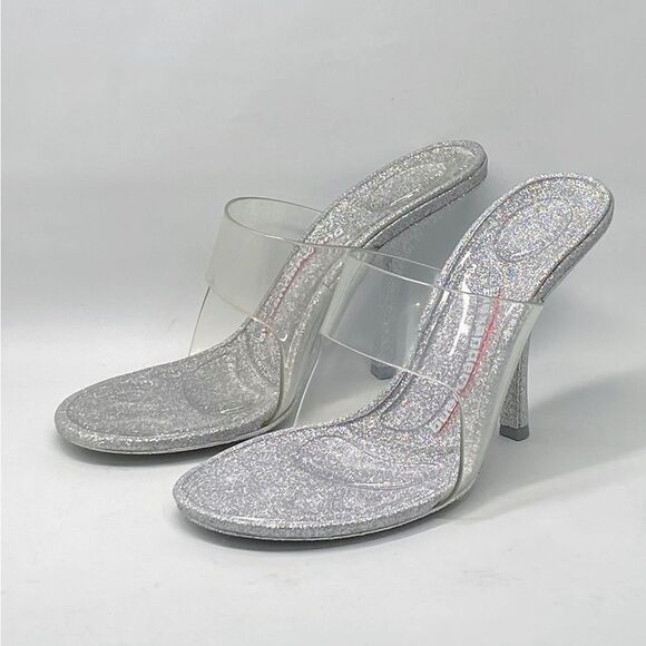 Alexander Wang Glitter Stiletto Sandals size 40 - Picture 8 of 15